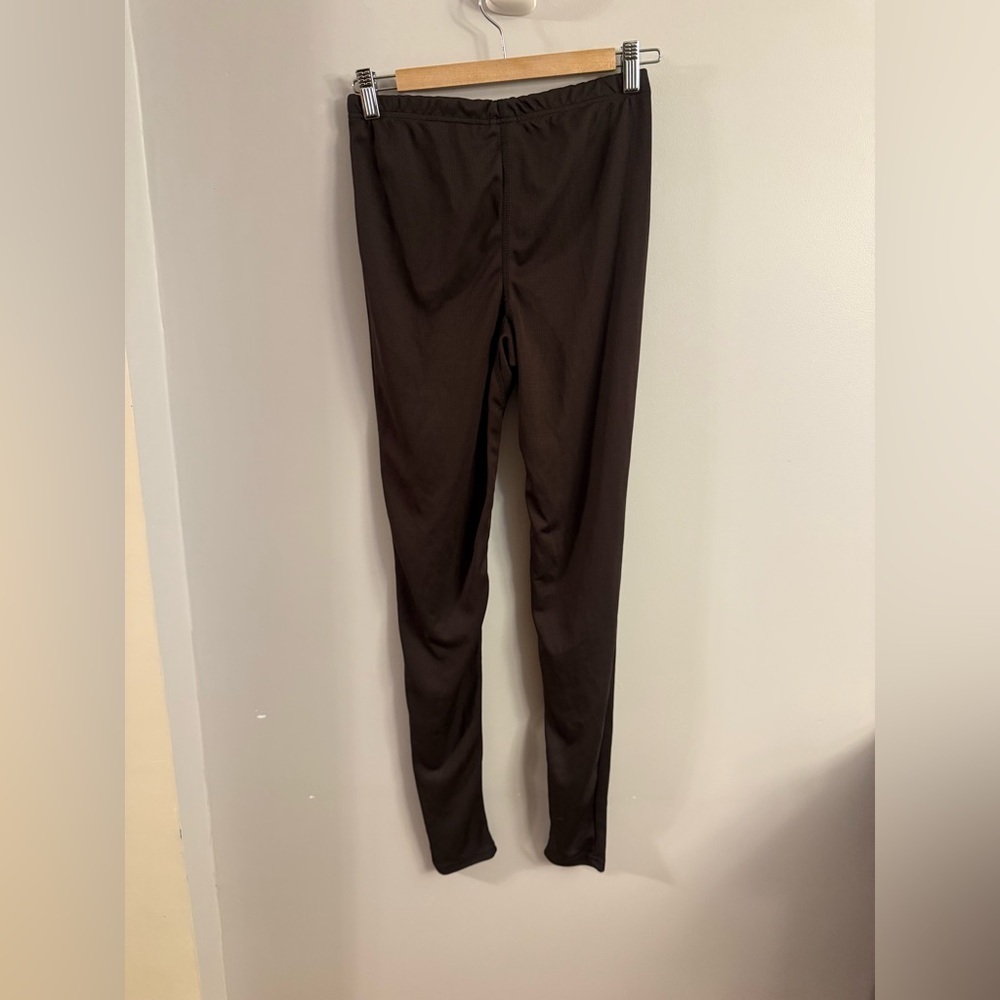 BLACK BEAR Thermal Base Layer Leggings Women’s Small Black